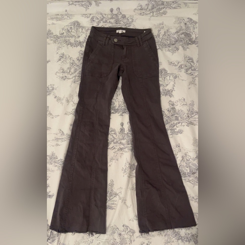 Garage low rise flared cargo pants